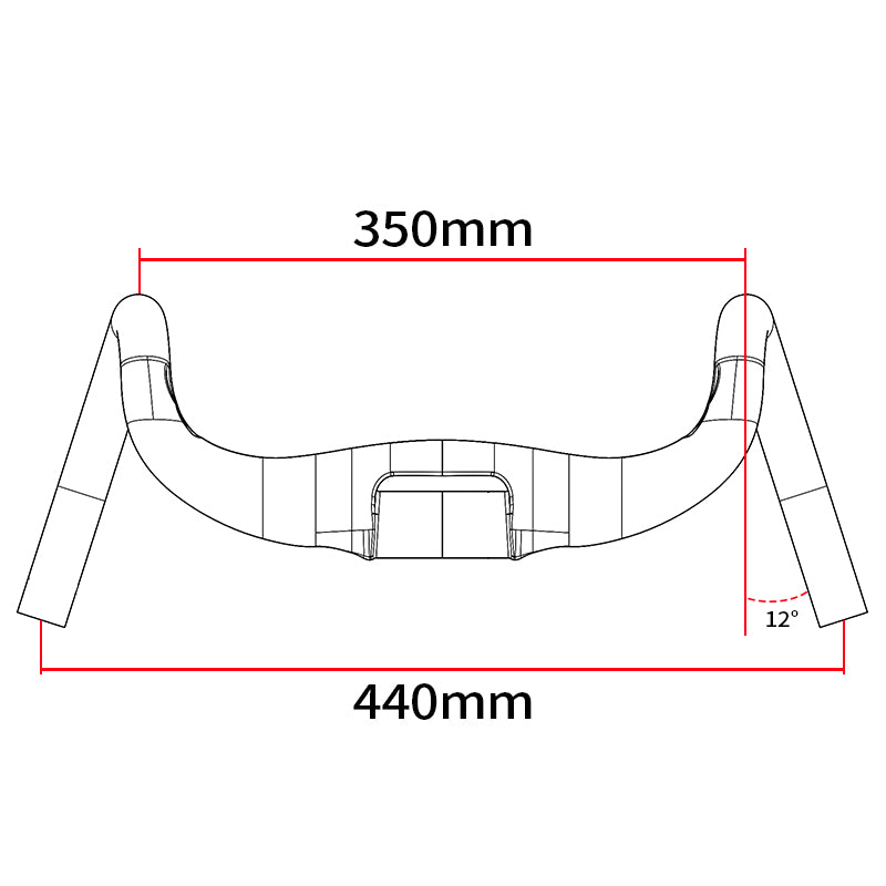 BXT Carbon Fiber Small size Inside Road Handlebar Track Cycling Handle Sprint Match Bicycle Handlebar TT Bike Handlebar Fixed Flared/Swing-Out Gravel Handlebars