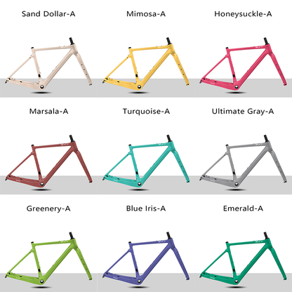 BXT Carbon Gravel Bike Frame, Road Bicycle Frame, Disc Brake, Internal Cable, 27.5er Thru Axle, New, 2024