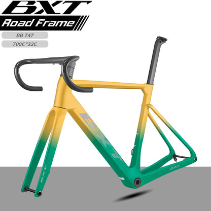 BXT 2026 New Road Bike Frame Carbon XXXS/XXS/XS/S/M/L/XL T47 Disc Brake Ultra Light Weight Seatpost Cycling Parts Bicycle Frameset