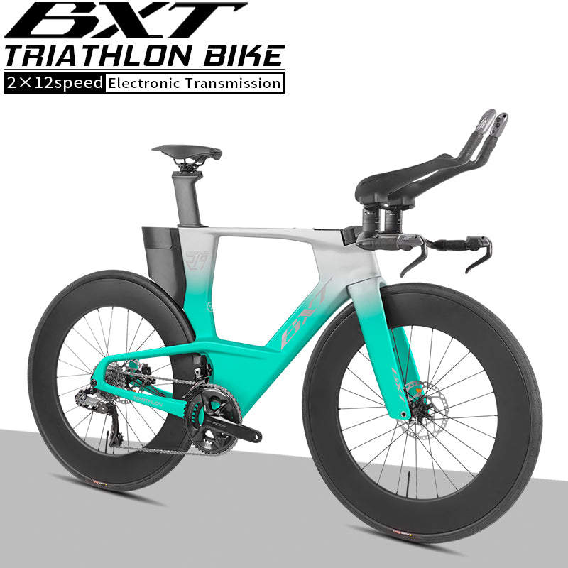 BXT -TT-219 New Carbon Time Trial/Triathlon Bike Carbon Fiber Bikes Road Bike LTWOO ERX 24 Speeds TT Bicycle