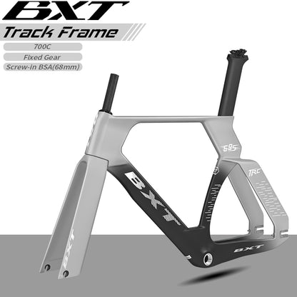 BXT New Carbon Track Frame model-695 EPS one-piece molding Racing Tracking bike Frameset Fixed Gear bike frame Single speed