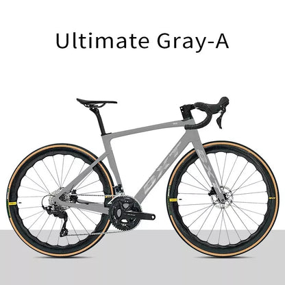 BXT Carbon Road Bike 24 Gang Ultraleichter Carbon Rennrad Hydraulisch Scheibenbremse 49cm 52cm 54cm 56cm