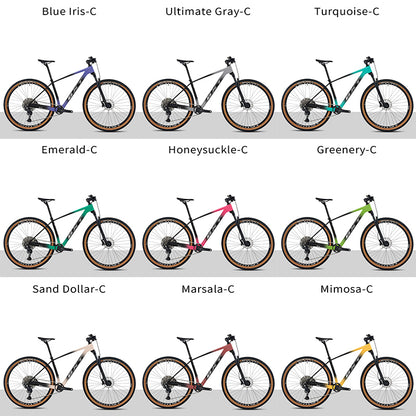 BXT Carbon XC Mountain Bike – Full SHIMANO 11-Speed Drivetrain, DEORE Hydraulic Brakes, 29x2.25 Tires, TAOK Alloy Wheels