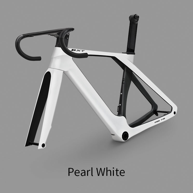 BXT Fully Hidden Carbon Disc Road Bike Frameset Lightweight Road Bicycle Carbon Frame  Aerodynamic DI2