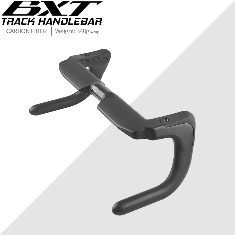 BXT HB-009 Carbon Fiber Track Handlebar 31.8mm Matte Fixed Gear Bike Bar 300/325/350mm