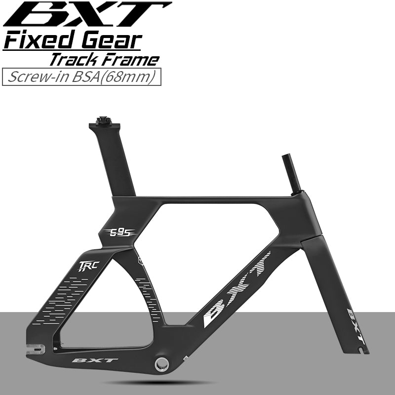 BXT-695 Track Frame Full Carbon EPS Racing Tracking bike Frameset Fixed Gear bike frame Single speed 700*28C