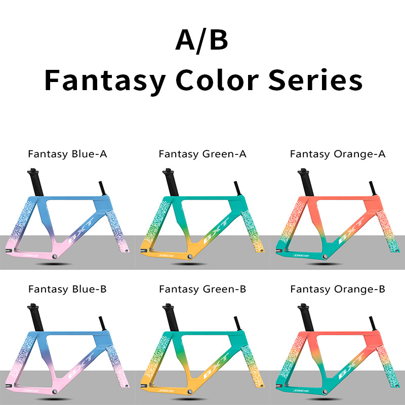BXT 700C Carbon Fiber Track Bike Frame Fixed Gear Bike Carbon Frameset Track Frame model-TRC-195 use EPS Technology