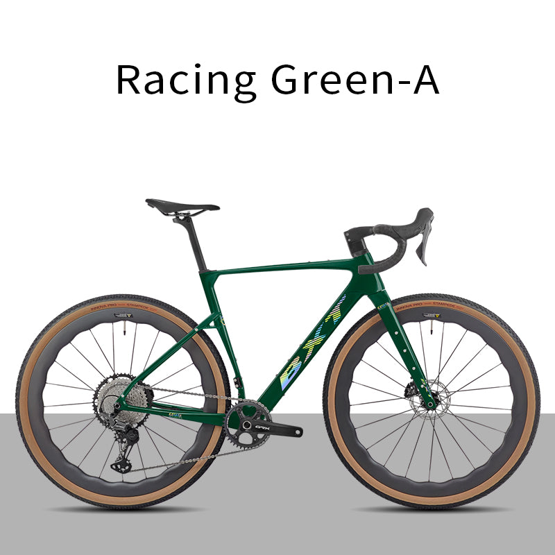 BXT New 055 Gravel Bike Full Carbon Shimano GRX820 1*12 Speed Gearset Bicycle 700*45C  All-Terrain Off-Road Bike