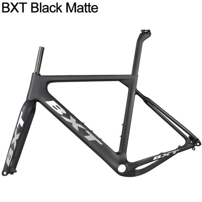 BXT  Carbon Gravel Bike Frame Thru Axle 142mm disc cyclocross carbon frame Gravel 700C Carbon Bike Frame Di2 Gravel Frame Fork