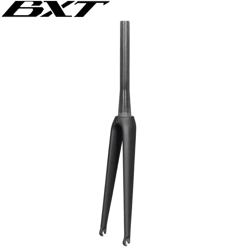 BXT 2023 new Bicycle fork 1-1/2-1/8  tapered fork 700C carbon road bike fork matt/glossy UD super light carbon fiber bike front fork