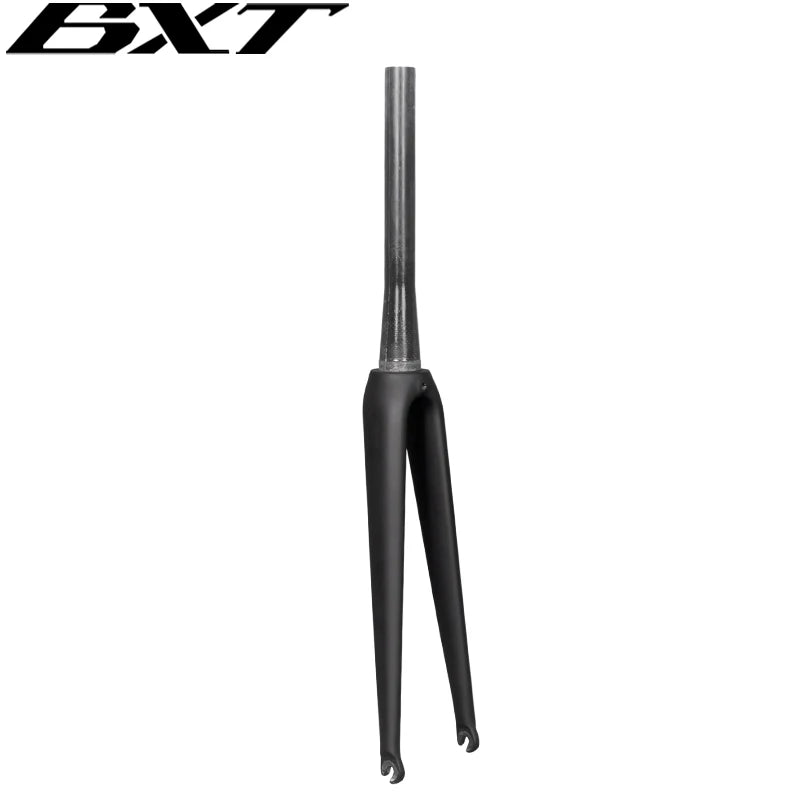 BXT 2023 new Bicycle fork 1-1/2-1/8  tapered fork 700C carbon road bike fork matt/glossy UD super light carbon fiber bike front fork