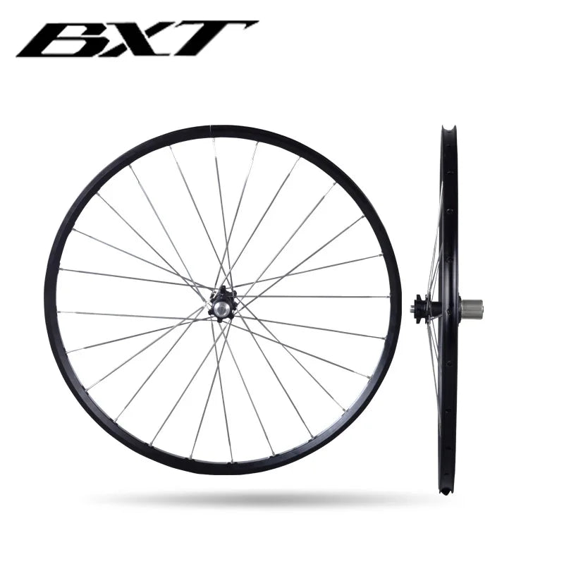 BXT Aluminum Alloy Wheel Mountain Bike Wheelsets 4 Bearing Hub MTB 28Holes