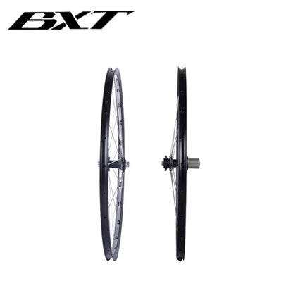 BXT Aluminum Alloy Wheel Mountain Bike Wheelsets 4 Bearing Hub MTB 28Holes