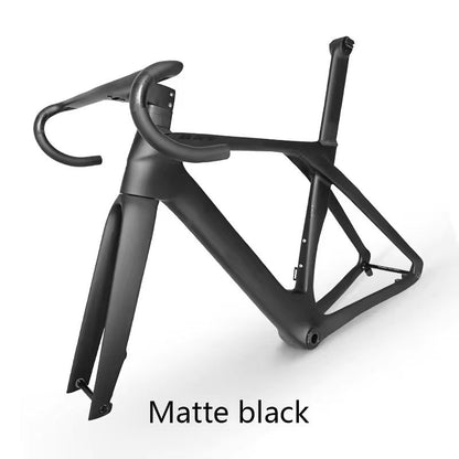 BXT Full Carbon Hidden Cable Racing Disc Brake Road Bike Frame  Di2 With Handlebar Mechanical BSA T47 Cyclocross Bicycle Frame rennrad rahmen