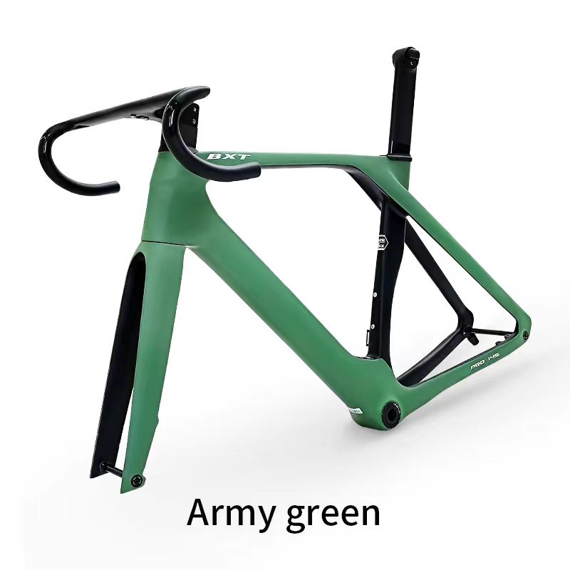 BXT 2024 Disc Brake Road Bike Frame Carbon Bicycle Frame BSA T47  BSA T47 Di2 Chameleon Color Frame