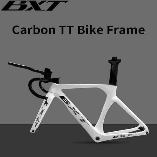 BXT Full Carbon Fiber TT Bike Frame, Time Trial Racing Frame, Disc Brake, Road Bicycle, Triathlon, T1000