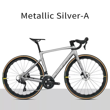 BXT Carbon Road Bike 24 Gang Ultraleichter Carbon Rennrad Hydraulisch Scheibenbremse 49cm 52cm 54cm 56cm
