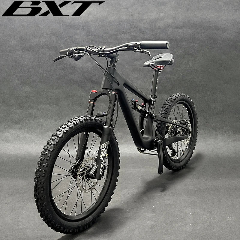 BXT 20er Full Suspension Carbon Mountain Bike Travel 80mm Carbon Full ...