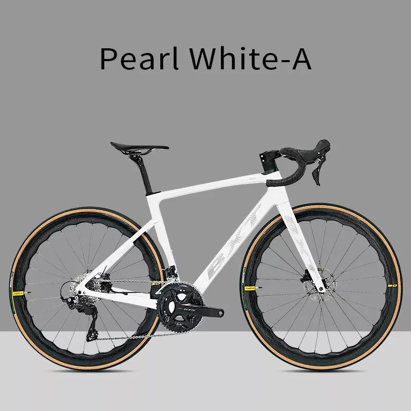 BXT Carbon Road Bike 24 Gang Ultraleichter Carbon Rennrad Hydraulisch Scheibenbremse 49cm 52cm 54cm 56cm