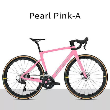 BXT Carbon Road Bike 24 Gang Ultraleichter Carbon Rennrad Hydraulisch Scheibenbremse 49cm 52cm 54cm 56cm