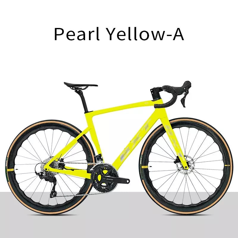 BXT Carbon Road Bike 24 Gang Ultraleichter Carbon Rennrad Hydraulisch Scheibenbremse 49cm 52cm 54cm 56cm