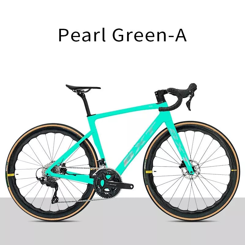 BXT Carbon Road Bike 24 Gang Ultraleichter Carbon Rennrad Hydraulisch Scheibenbremse 49cm 52cm 54cm 56cm