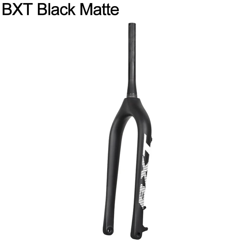 BXT Full Carbon MTB Fork Fat Bike Fork 26inch Snow Bike Carbon Fork  5.0Tire Thru Axle 150*15mm Disc Brake