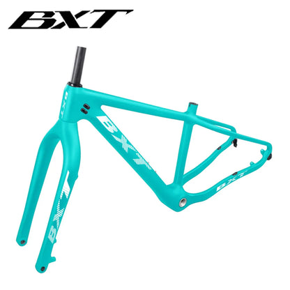 BXT 26er full carbon snow fat bike frame fit max 4.8 tires carbon bicycle Frame 160mm disc brake BSA snow frameset