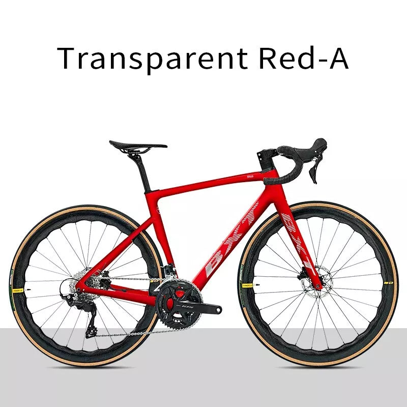 BXT Carbon Road Bike 24 Gang Ultraleichter Carbon Rennrad Hydraulisch Scheibenbremse 49cm 52cm 54cm 56cm