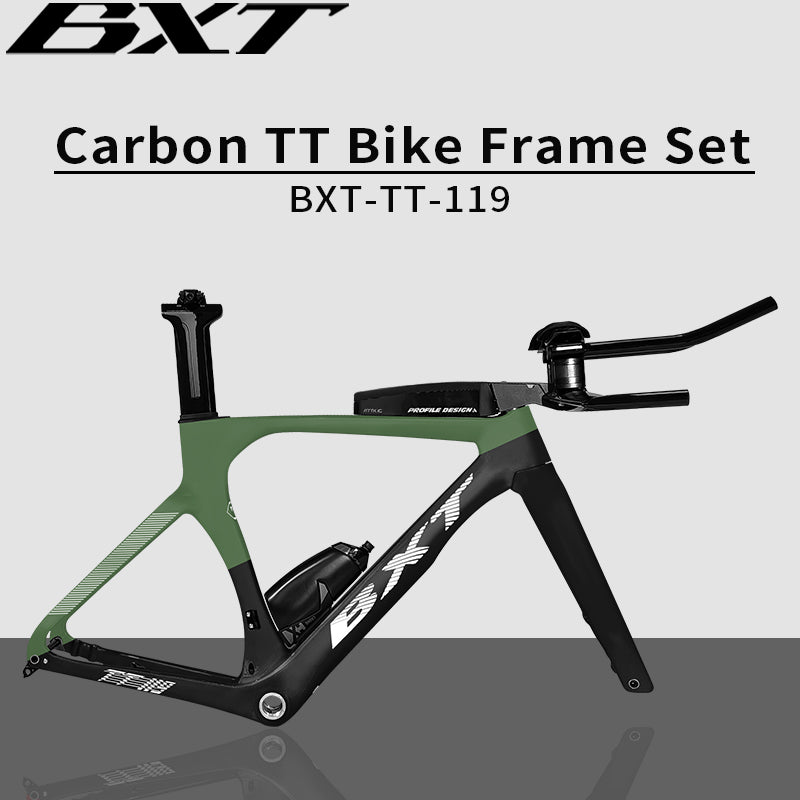 BXT carbon tt frameset TT bike frame Time Trial, Road Bicycle,  High Quality Disc Brake , TT Handlebar Storage Case , Racing Cycling Aero Triathlon