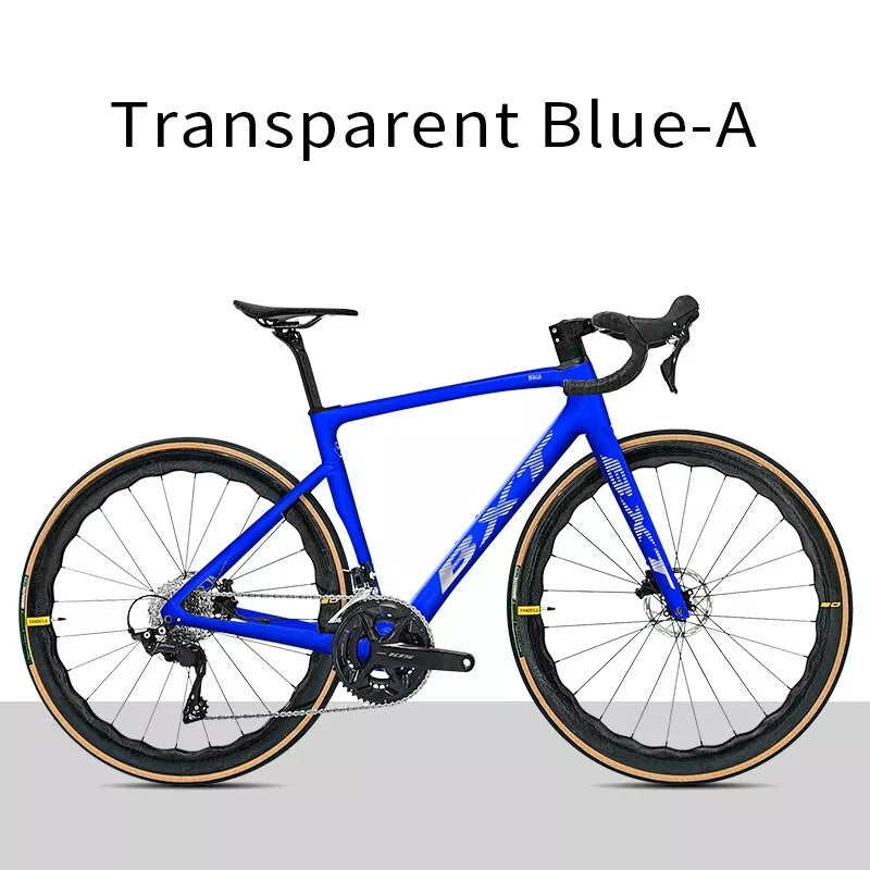 BXT Carbon Road Bike 24 Gang Ultraleichter Carbon Rennrad Hydraulisch Scheibenbremse 49cm 52cm 54cm 56cm