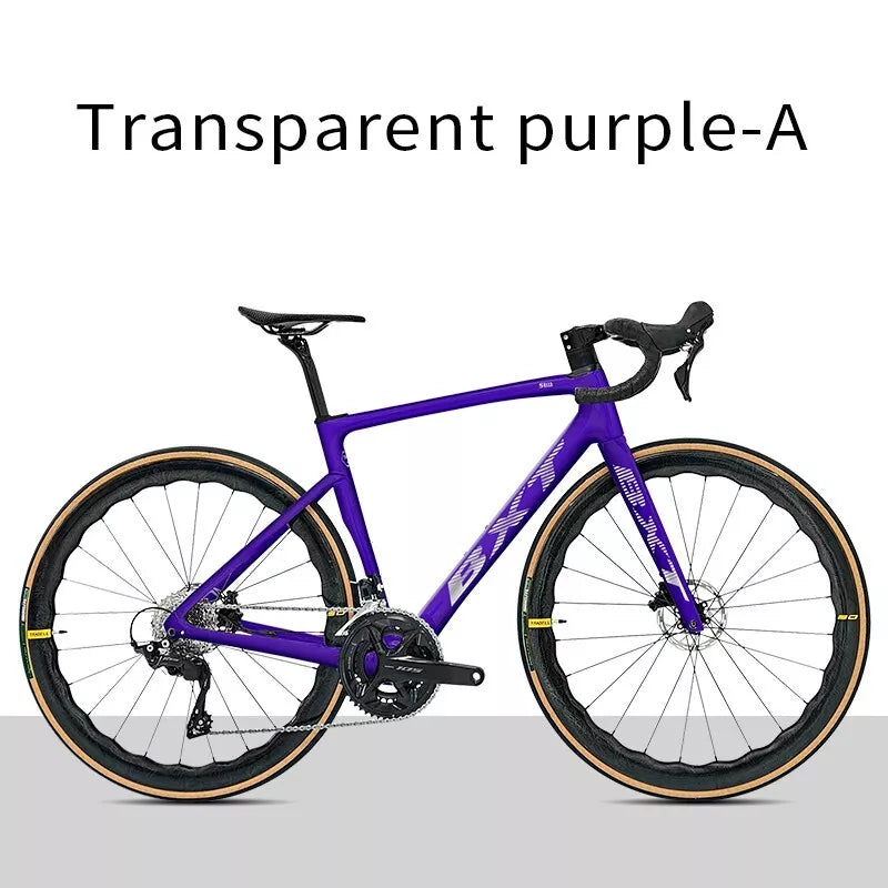 BXT Carbon Road Bike 24 Gang Ultraleichter Carbon Rennrad Hydraulisch Scheibenbremse 49cm 52cm 54cm 56cm