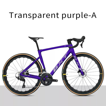 BXT Carbon Road Bike 24 Gang Ultraleichter Carbon Rennrad Hydraulisch Scheibenbremse 49cm 52cm 54cm 56cm
