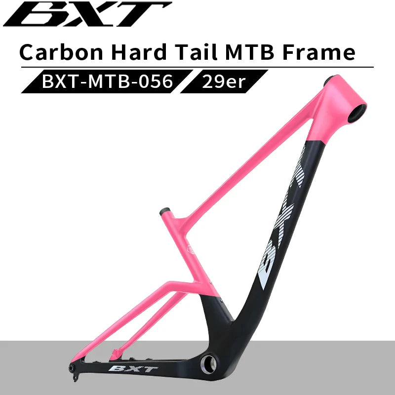 BXT 29er Carbon Fiber MTB Bike Frame Boost 148x12mm fit UDH hanger Mountain Disc Bike frame use Screw-in T47 (73mm)