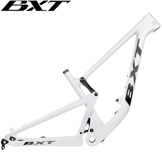 BXT 29er Full Suspension Bicycle Carbon Frame Travel 150mm AM Carbon MTB Full Suspension Bike Frame 29er 148mm Thru Axle Frame Set