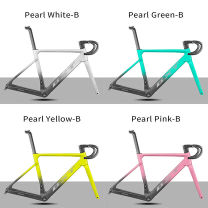 BXT Carbon Road Bike Frame Disc Brake, suitable for young riders/short person，Parent-child bicycle frame XXXS-XL, UDH  Hanger Full Hidden Cable road frameset
