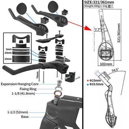 BXT 2026 Carbon T1000 BXT Disc Brake Carbon TT Bike Frame Time Trial Racing Bike Frameset with TT Handlebar Storage Case Triathlon Bicycle Frame