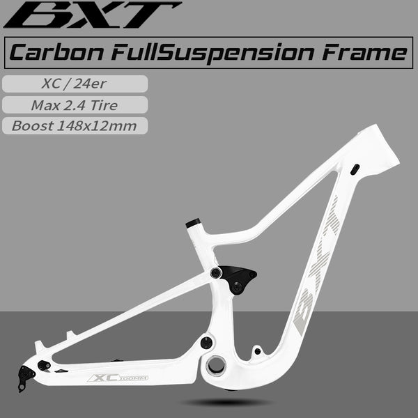 BXT Vollfederungs-Carbonrahmen 24 Zoll Mountainbike Kinderfahrradrahme – BXT official store