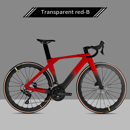 BXT Vollcarbon Rennrad Scheibenbremse Rennrad mit SHIMANO R7170 UT8170 DI2 24Gänge