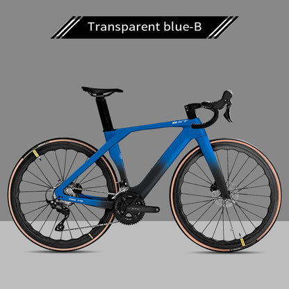 BXT Vollcarbon Rennrad Scheibenbremse Rennrad mit SHIMANO R7170 UT8170 DI2 24Gänge