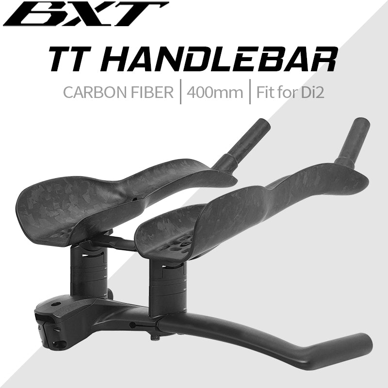 BXT Triathlon TT Handlebar Aero Handlebar Integrated Carbon For TT Bike Time Trial Handlebar TT Bar