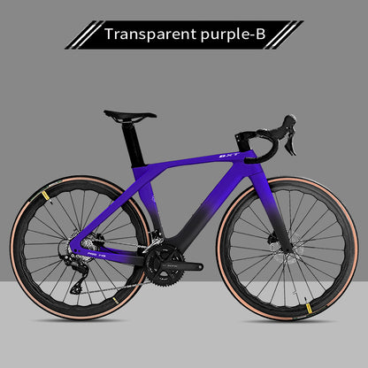 BXT Vollcarbon Rennrad Scheibenbremse Rennrad mit SHIMANO R7170 UT8170 DI2 24Gänge