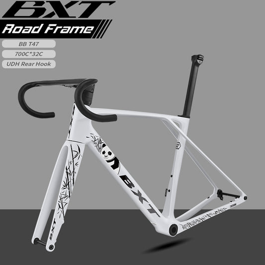 BXT 155-EVO NEW Carbon Disc Road Bike Frame  1050g Super light Road Bicycle Carbon Frame Fully Hidden