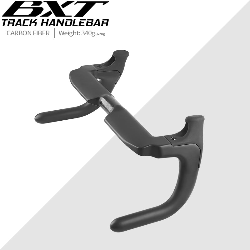 BXT HB-009 Carbon Fiber Track Handlebar 31.8mm Matte Fixed Gear Bike Bar 300/325/350mm