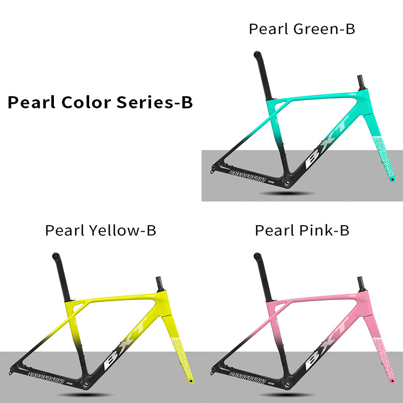 BXT Carbon Road Bike Frame T1000 Carbon Fibre Road Frameset Flat-Mounted Disc Road Frame fit Mechanical& Di2