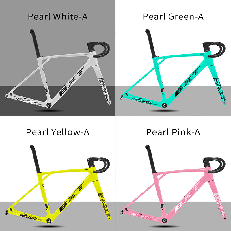 BXT 2026 New Ultralight 900g T1000 Carbon Road Bike Frameset with Disc Brakes, Flat-Mounted Disc Brake, T47, 700x32C BXT Road Bike Frame