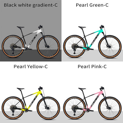 BXT Carbon XC Mountain Bike – Full SHIMANO 11-Speed Drivetrain, DEORE Hydraulic Brakes, 29x2.25 Tires, TAOK Alloy Wheels