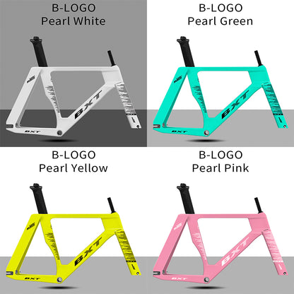 BXT New Carbon Track Frame Fixed Gear Track Bike Carbon Fibre Frame TRC-195 Single speed Track Frameset 700Cx28C