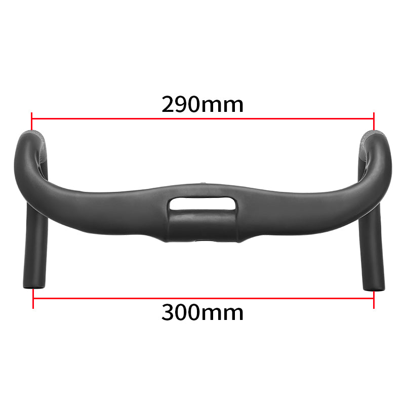 BXT Carbon Fiber Small size Inside Road Handlebar Track Cycling Handle Sprint Match Bicycle Handlebar TT Bike Handlebar Fixed Flared/Swing-Out Gravel Handlebars