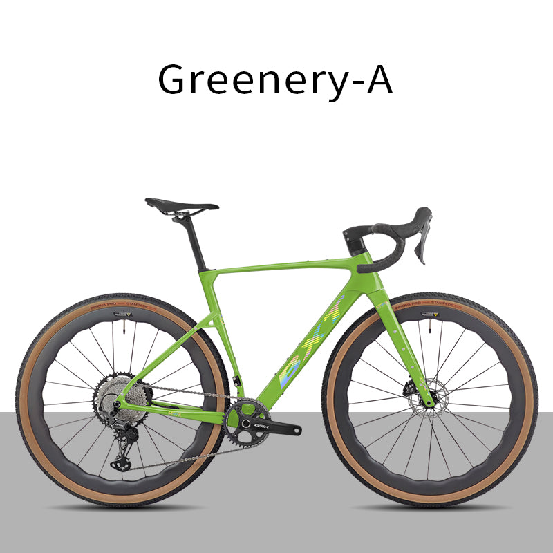 BXT New 055 Gravel Bike Full Carbon Shimano GRX820 1*12 Speed Gearset Bicycle 700*45C  All-Terrain Off-Road Bike